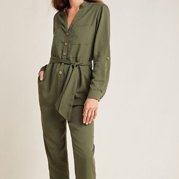 NWT ANTHROPOLOGIE Utility Jumpsuit - Picture 4 of 4